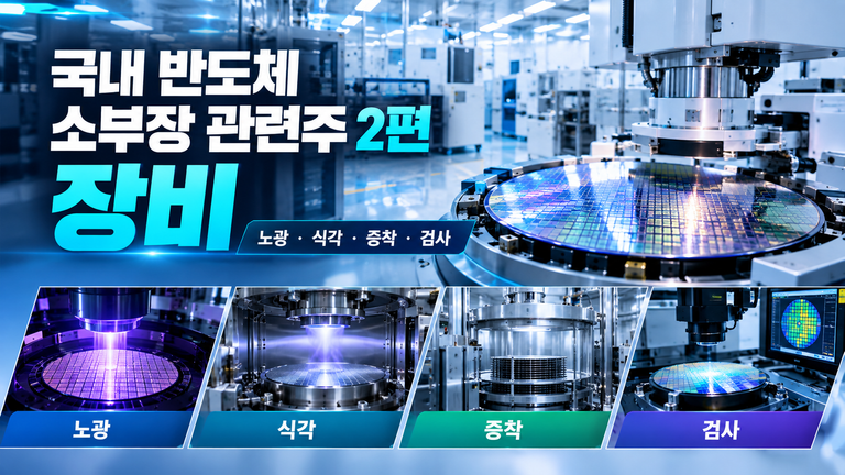 국내 반도체 소부장 관련주 2편 장비 (전공정, 후공정, 테스트)