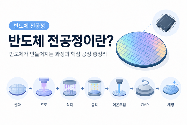 반도체 전공정 8대 공정과 소부장 관련주